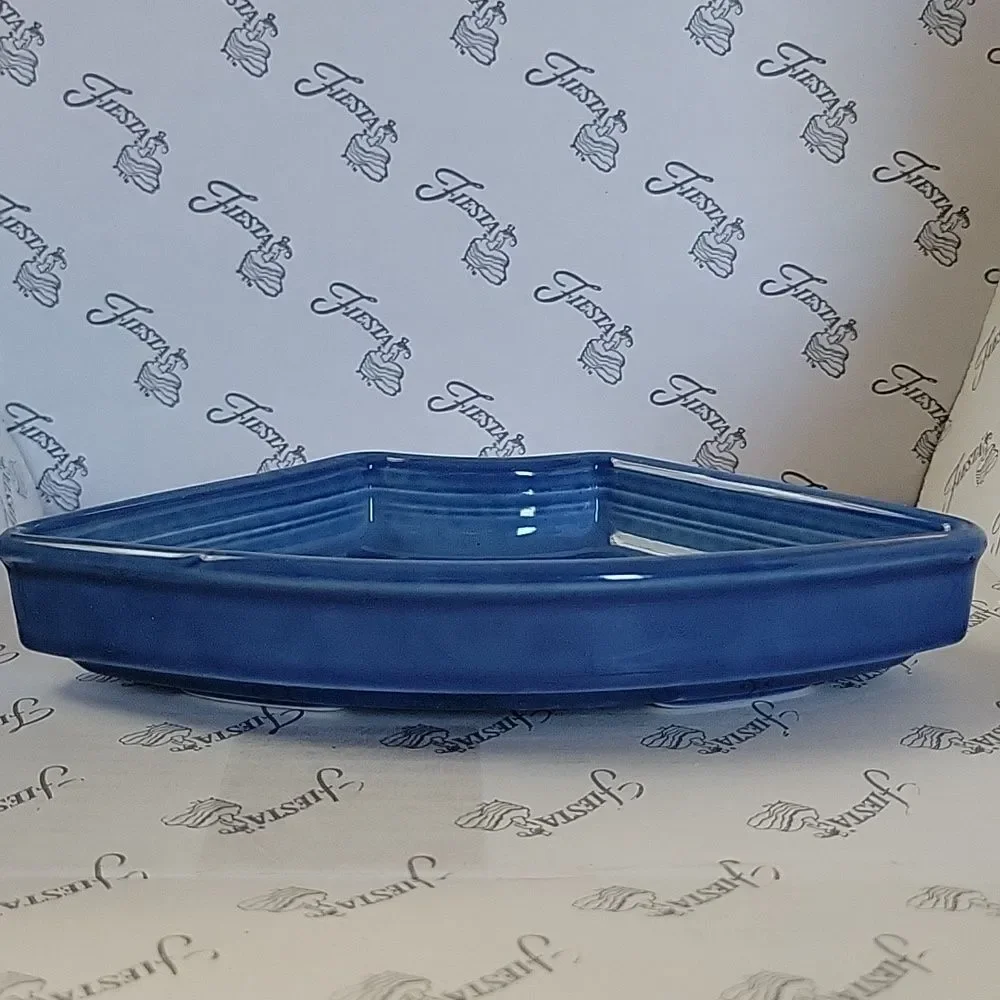 Fiestaware Fiesta OMNI SERVING TRAY Bowl Dish Ceramic Container Lapis Blue